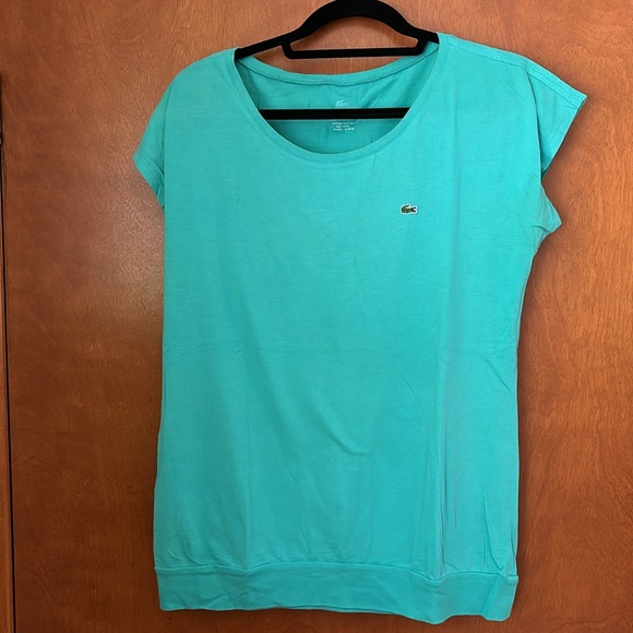 Lacoste aqua t-shirt 💚🩵 - Picture 1 of 2